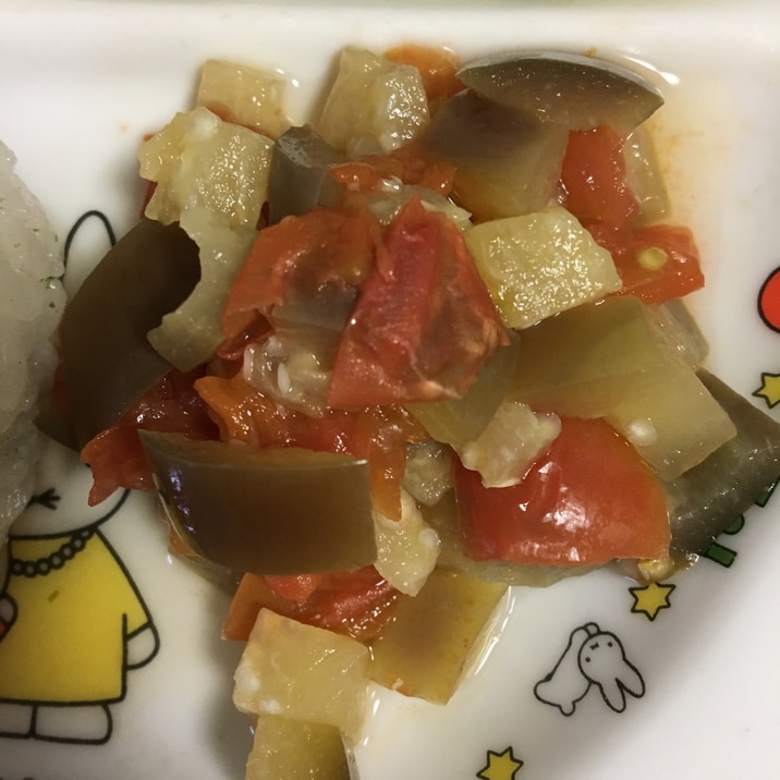 離乳食完了期♪夏野菜の白だし煮